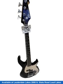 Peavey Milestone Tm Black Electric Bass Guitar
