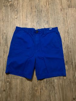 JCP Men's Classic Chino Shorts in Royal Blue Waist 36