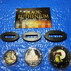 Great Gift Three Piece Bicentennial Colorized Coin Set