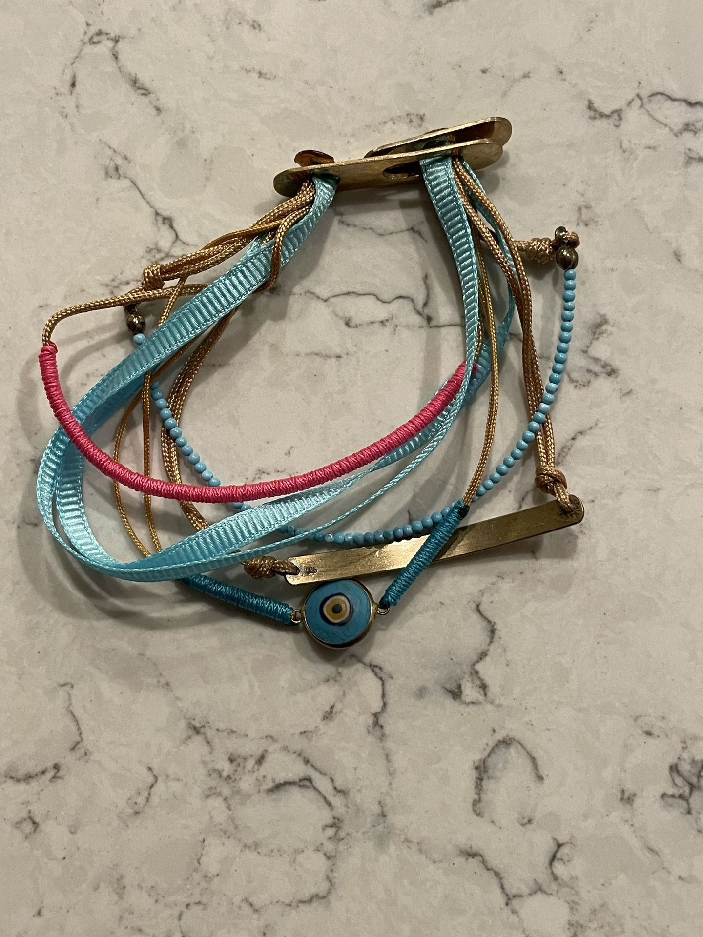 925 Sterling Silver Handmade Unique Charm Bracelet