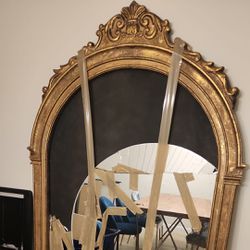 Antique Large French Mirror 75” x 45”