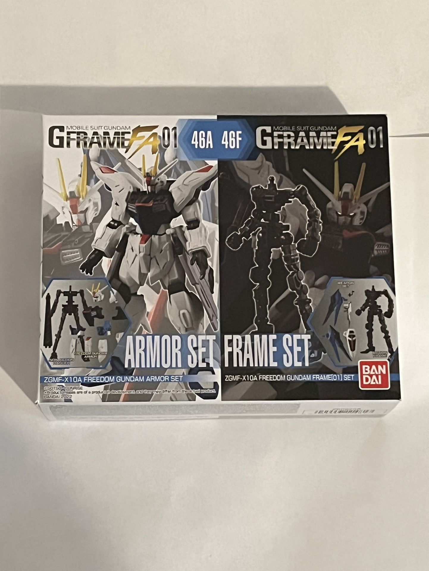 MOBILE SUIT GUNDAM G FRAME FA 01 ARMOR 46A & FRAME 46F ZGMF-X10A FREEDOM GUNDAM