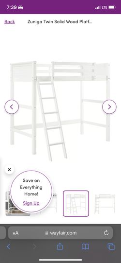 Twin Loft Bed With Desk