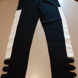 Victoria Secret Pink Strappy Ankle Color block leggings Medium