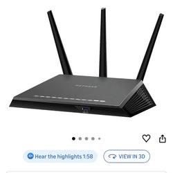 NETGEAR Nighthawk Smart Wi-Fi Router (R7000) - AC1900 Wireless Speed (Up to 1900 Mbps) | Up to 1800 Sq Ft Coverage & 30 Devices | 4 x 1G Ethernet and 