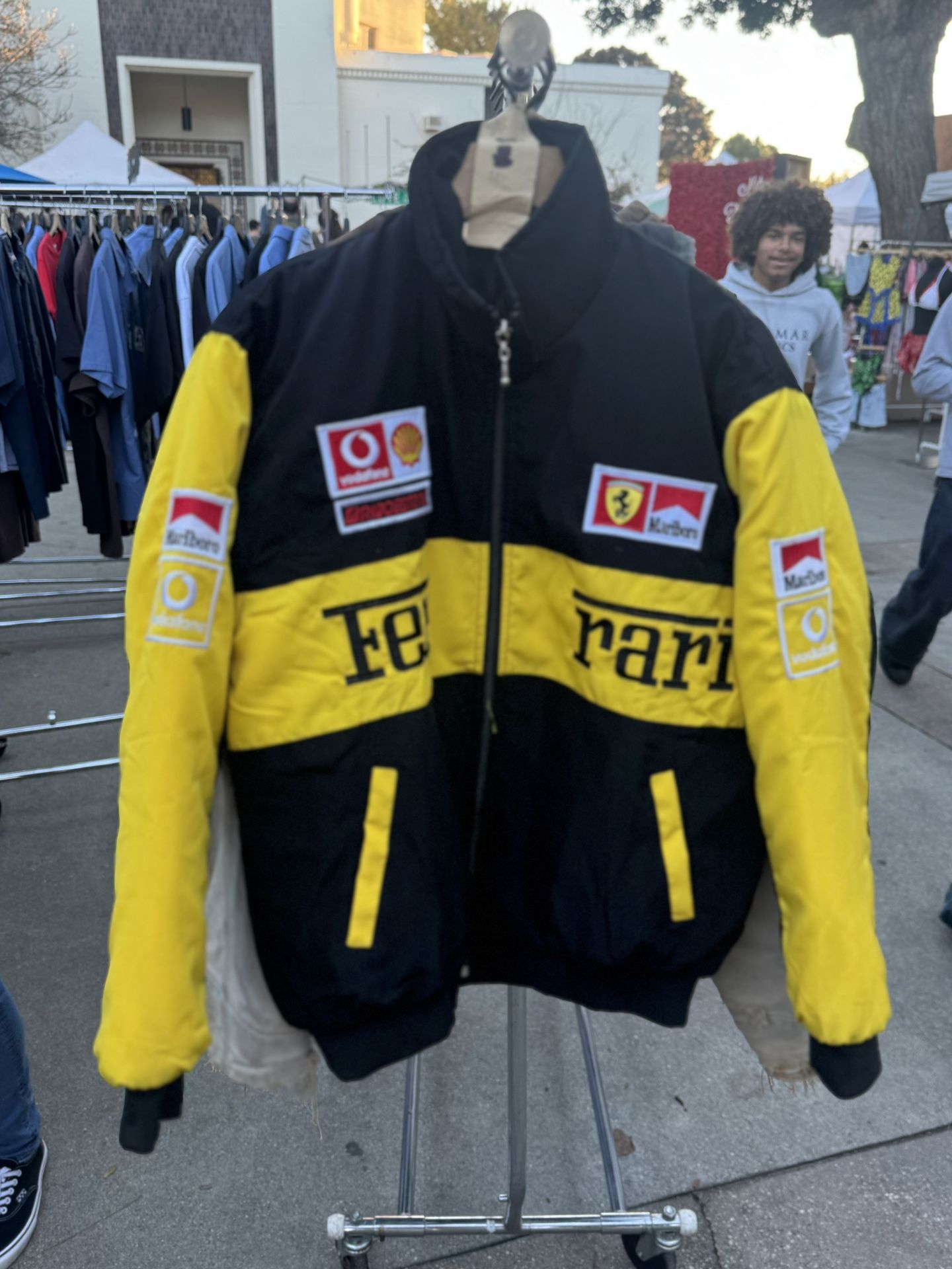 F1 Ferrari Jacket Yellow/Black