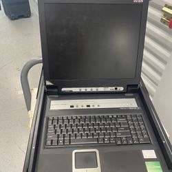 ATEN Slideaway CL5708M KVM console 17" rack-mountable 8 Port