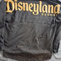 Womens Black & Gold Disneyland Spirit Jersey Size Medium