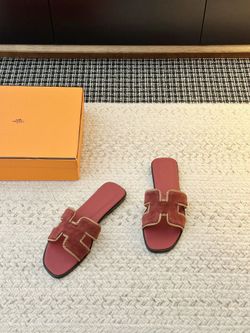 Women's H-style summer slides (with box)