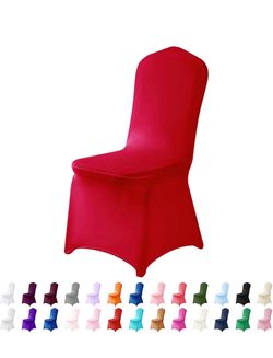 22 spandex chair covers red