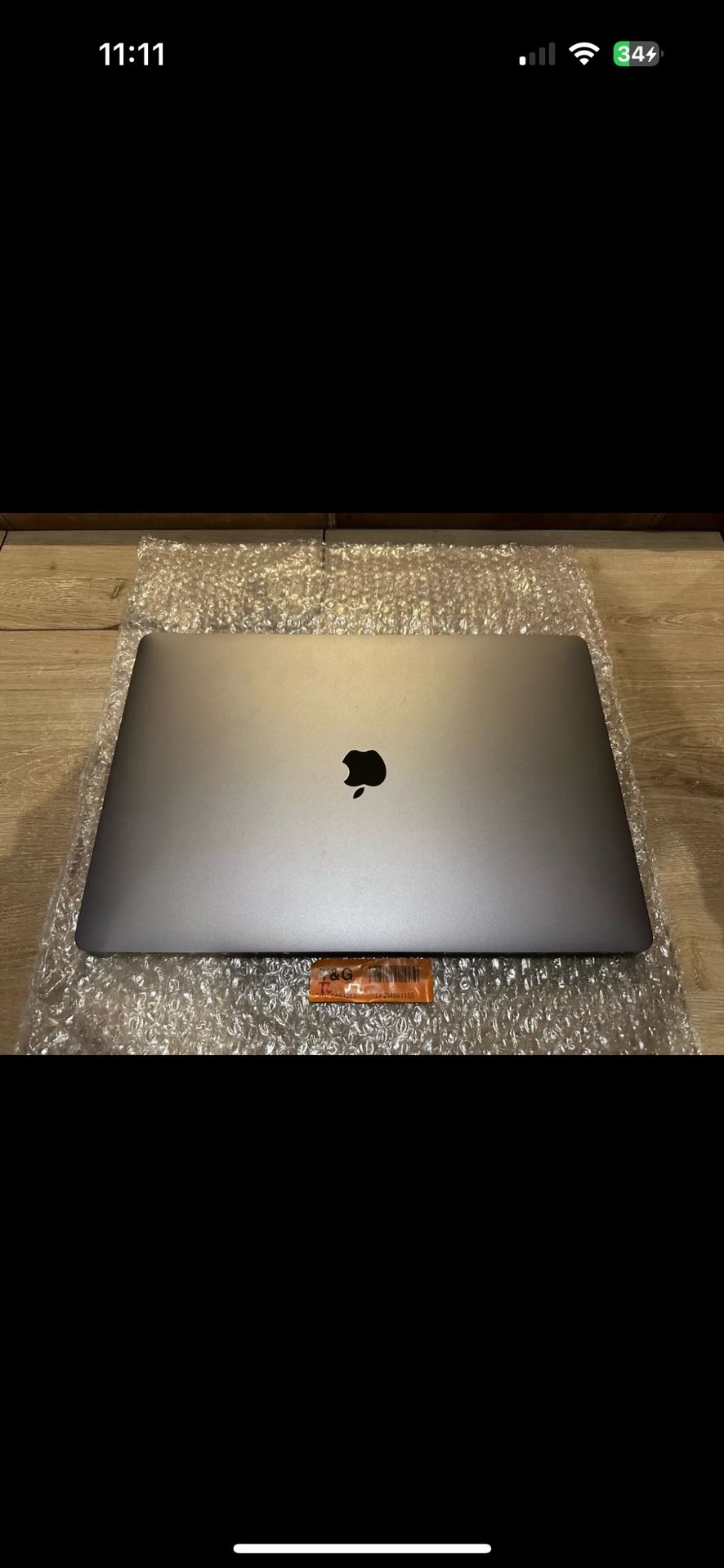 MacBook Pro 16" Touch Bar Gray 2019 Intel i9 16GB 1TB SSD AMD Radeon Pro 5500M