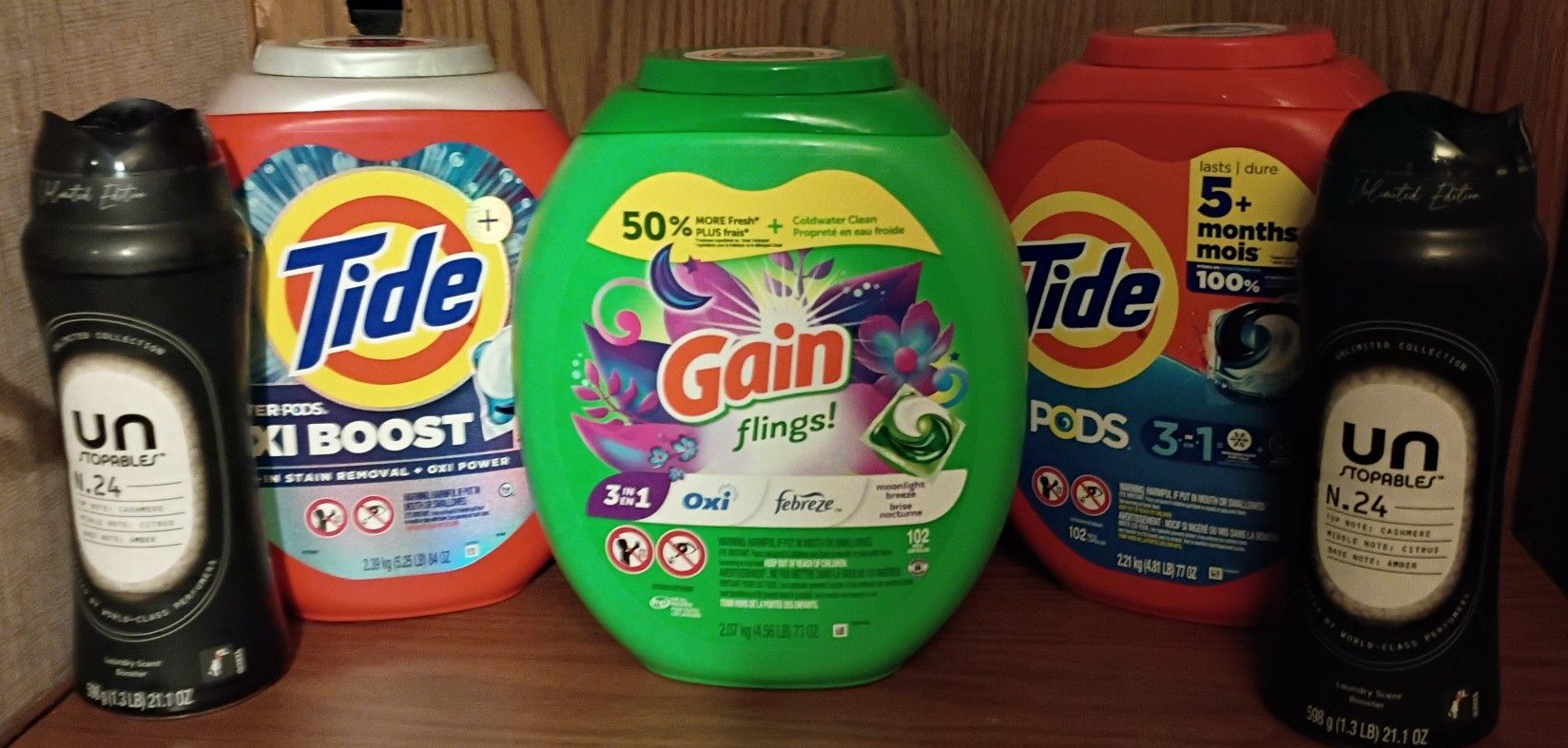 Tide, Gain, Unstoppables Bundle