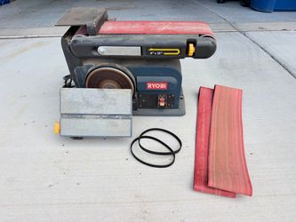Ryobi 4 x 36 Belt & Disc Sander + Extra Belts