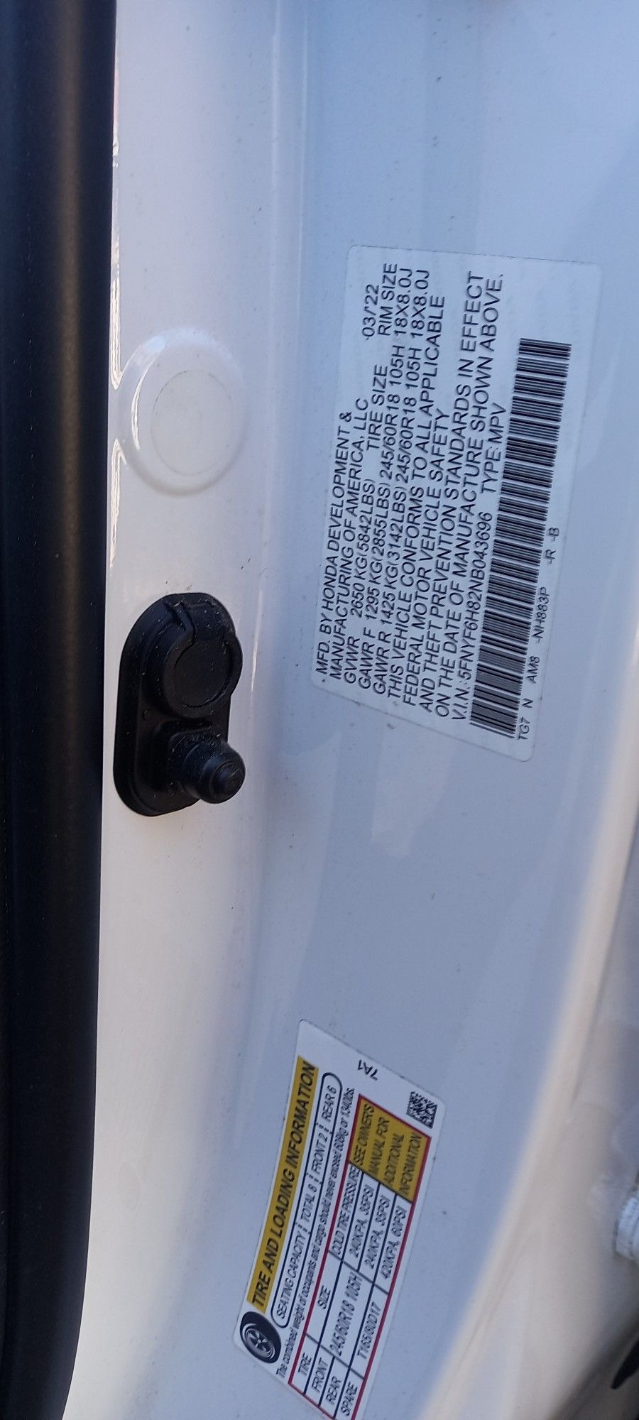 Rear Bumper HONDA PILOT 2022 FOR SALE