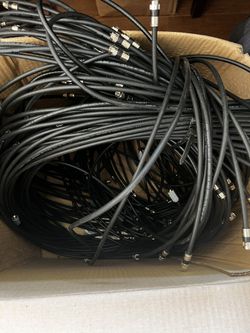 3’ Coaxial Whips Connect Tv To Cable Box