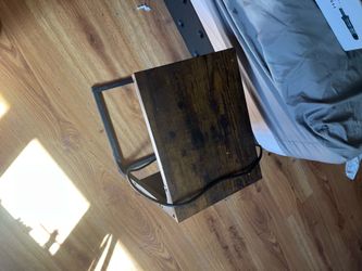 Side Table with charging station