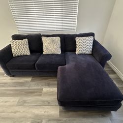 Navy Blue Couch
