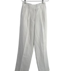 Aritzia Wilfred The Effortless Pant Linen white size 0