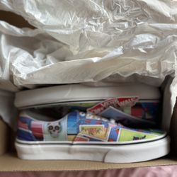 Vans Loteria Don Clemente Womens 8.5 Mens 7 Shoes Dia De Muertos 