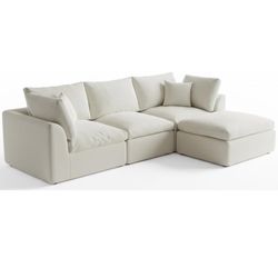 CREAM COUCH UNOPENED