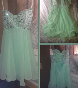 short strapless dress