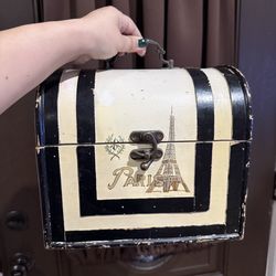 Vintage wood chest box