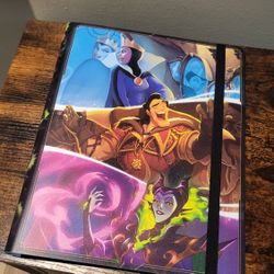 Disney Lorcana Villian Themed Card Portfolio 