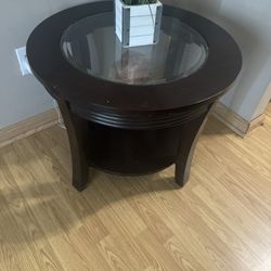 Glass Top End Tables