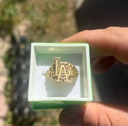 LA Gold Nugget 10K Ring