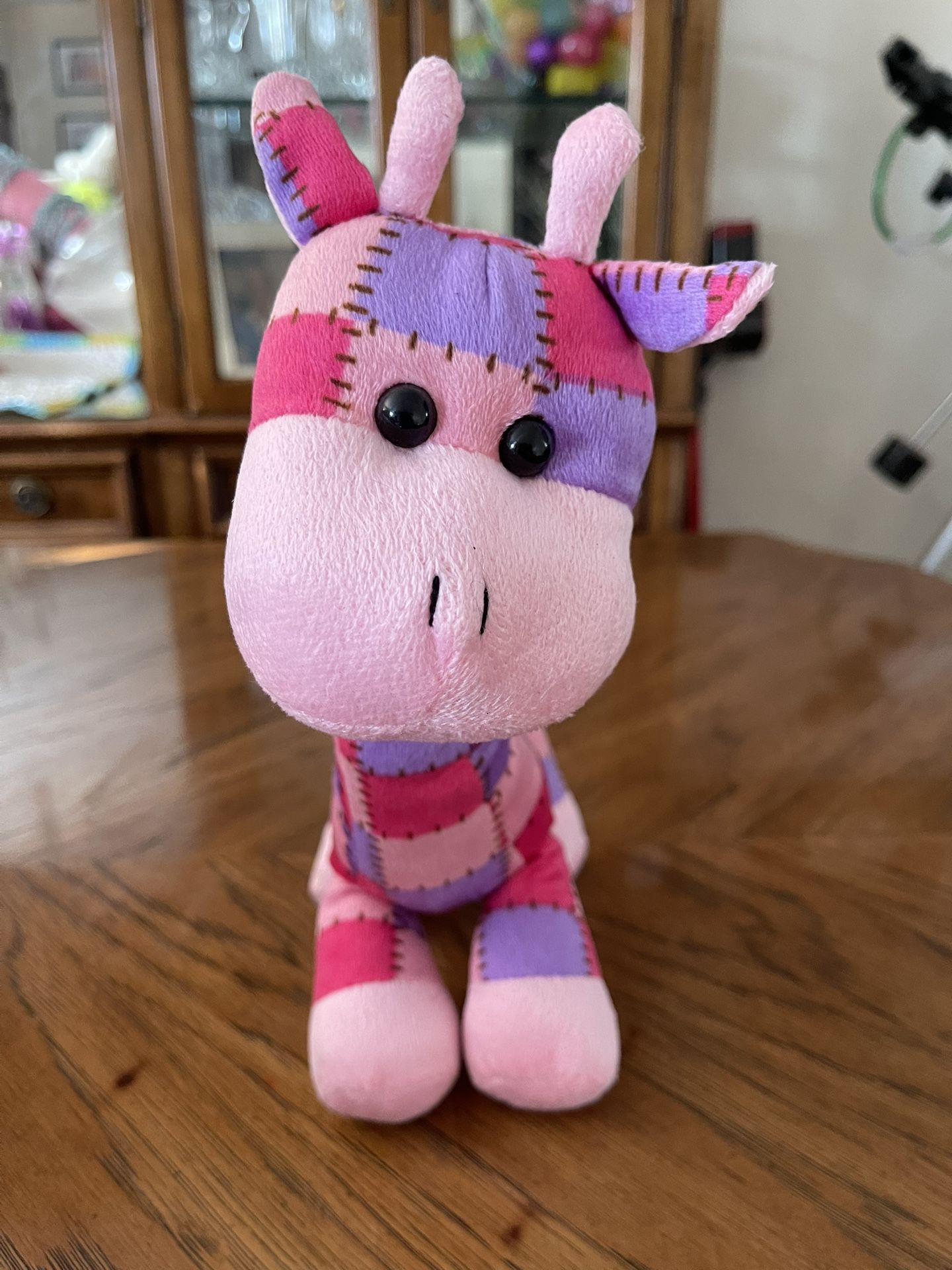 Like New Kellytoy Pink And Purple Giraffe - Could Pass for New