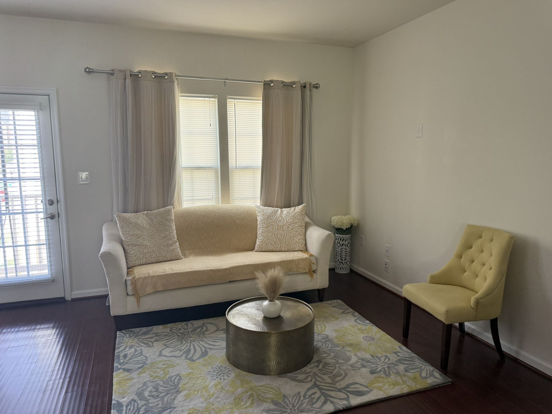 Beige Two-Seater Couch – Great Condition!