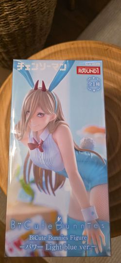 Chainsaw Man Power Light blue Anime Figurine
