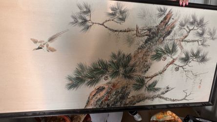 Japanese Crane painting