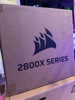 Corsair 2800X RS-R ARGB Micro-ATX PC Case – white – Open Box / Never Used