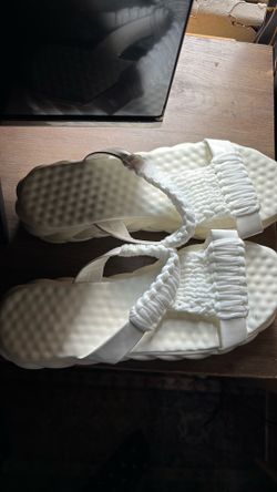 Women's white sandals