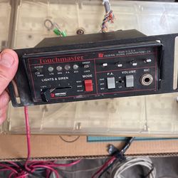 Red and blue light bar