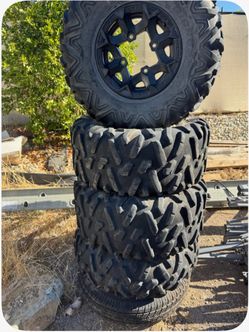 Can Am Front and Rear Stock Wheels / Tires