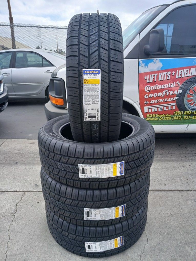 Tires New Goodyear Eagle Sport LS 275 55R20 $680×4 Install Mount And Balance Financial Services Available No Credit Need