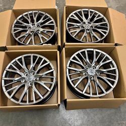 New Set 20 Inch Lexus F-Sport Style Rims Wheels 20x8 +30 (5x114.3) CB: 60.1
