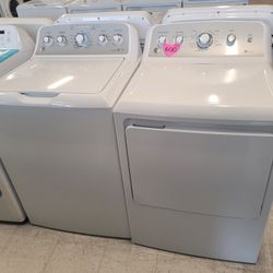 Top Load Washer And Electric Dryer Set Used In Good Condition With 90days Warranty From $600 Up To $799