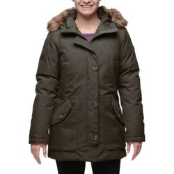 WOMEN'S The North Face Mauna Kea Parka Jacket Coat Olive Green ~ Extra Small