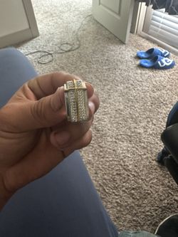 Cross Steel Diamond Ring