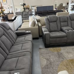 Sofas Set Power Recliner And Manual In Stock// Disponibles 