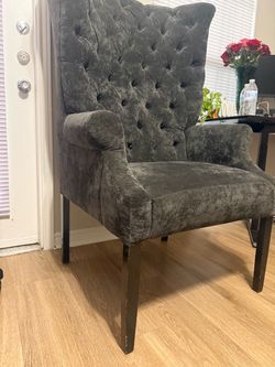 Gray XL oversized chair