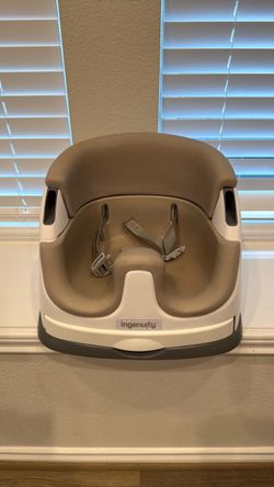 Ingenuity Baby Base 2-in-1 Booster Feeding & Floor Seat: Removable Tray,