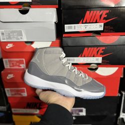 DS 2021 Jordan Cool Grey 11s size 6Y