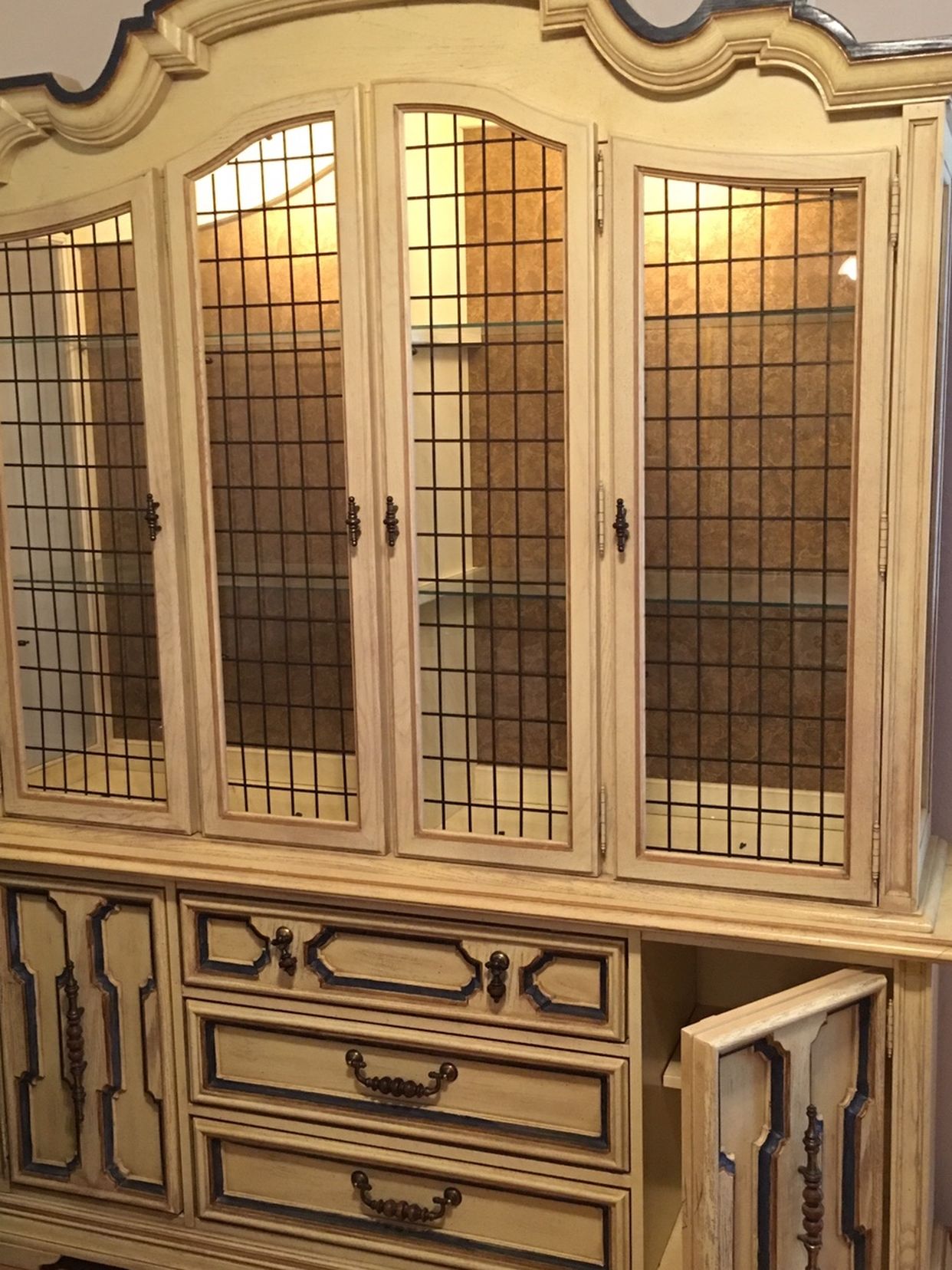 French Styled China Cabinet
