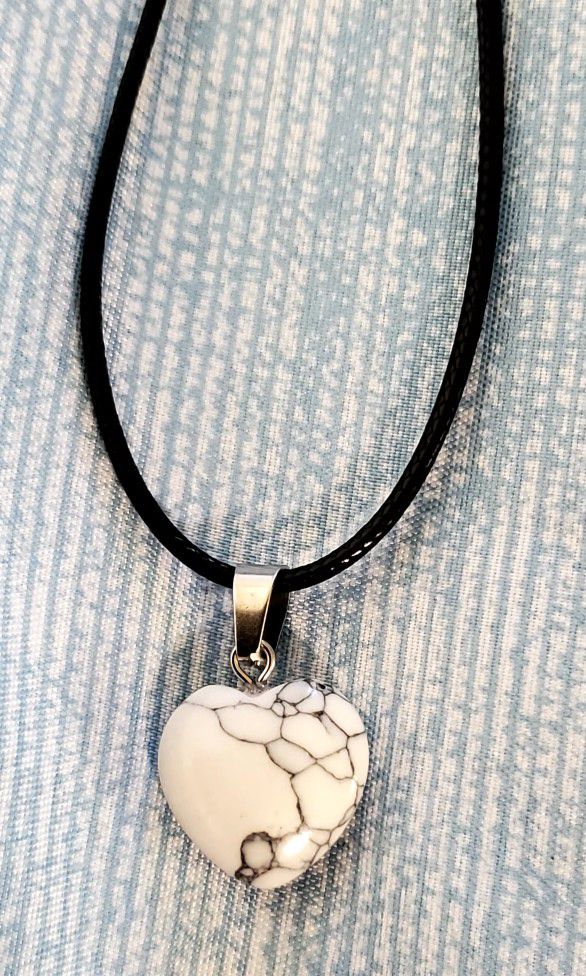 Stone HEART necklace 
