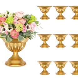 New 10 Gold Flower Vases for Centerpieces