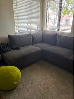 Gray couches
